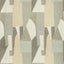 Abstract geometric pattern featuring interlocking rectangles and trapezoids in neutral colors.
