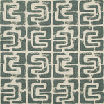 Vintage-inspired green angular pattern offering a seamless contemporary feel.