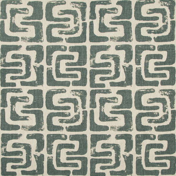 Vintage-inspired green angular pattern offering a seamless contemporary feel.