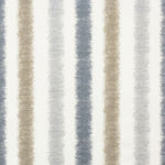 Vertical striped fabric with muted colors for contemporary home decor.