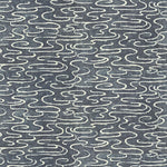 Serpentine squiggles create a mesmerizing tessellation in classic op art style.