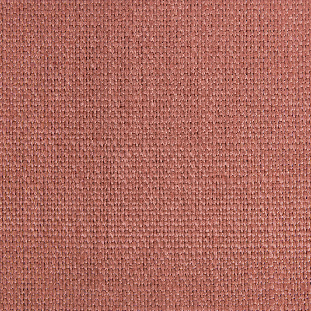 Close-up of durable, reddish-brown fabric with uniform tight weave.