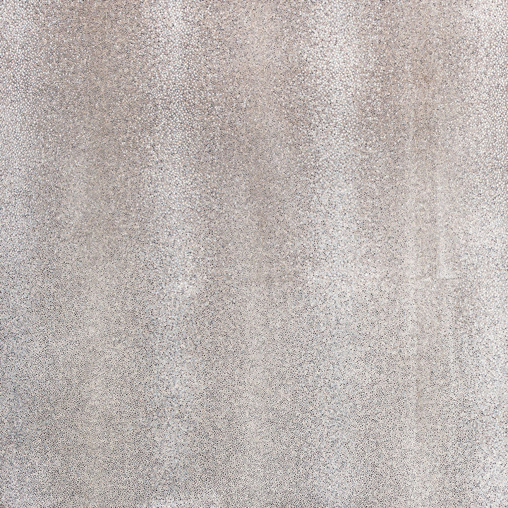 Close-up of a shimmering, textured surface adds a touch of glamour.