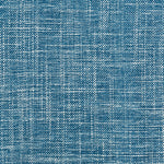 Close-up of blue woven fabric with durable texture and pattern.