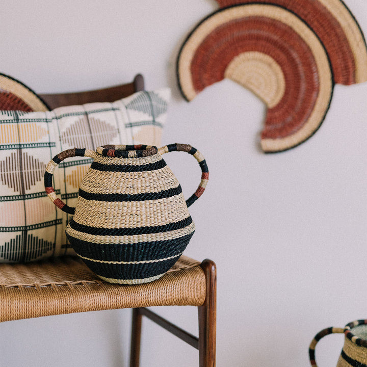 An artisanal interior space exuding cultural richness and serene ambiance.