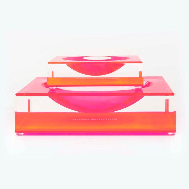 Contemporary acrylic artwork by Alexandra Von Furstenberg in bold colors.