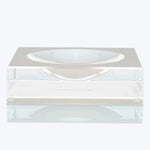 Sleek, transparent acrylic box with a modern design by Alexandra von Furstenberg