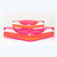 Contemporary acrylic tray with gradient colors, by Alexandra Von Furstenberg.