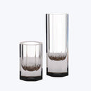 Minimalist glass vases by Alexandra von Furstenberg showcase elegant design.