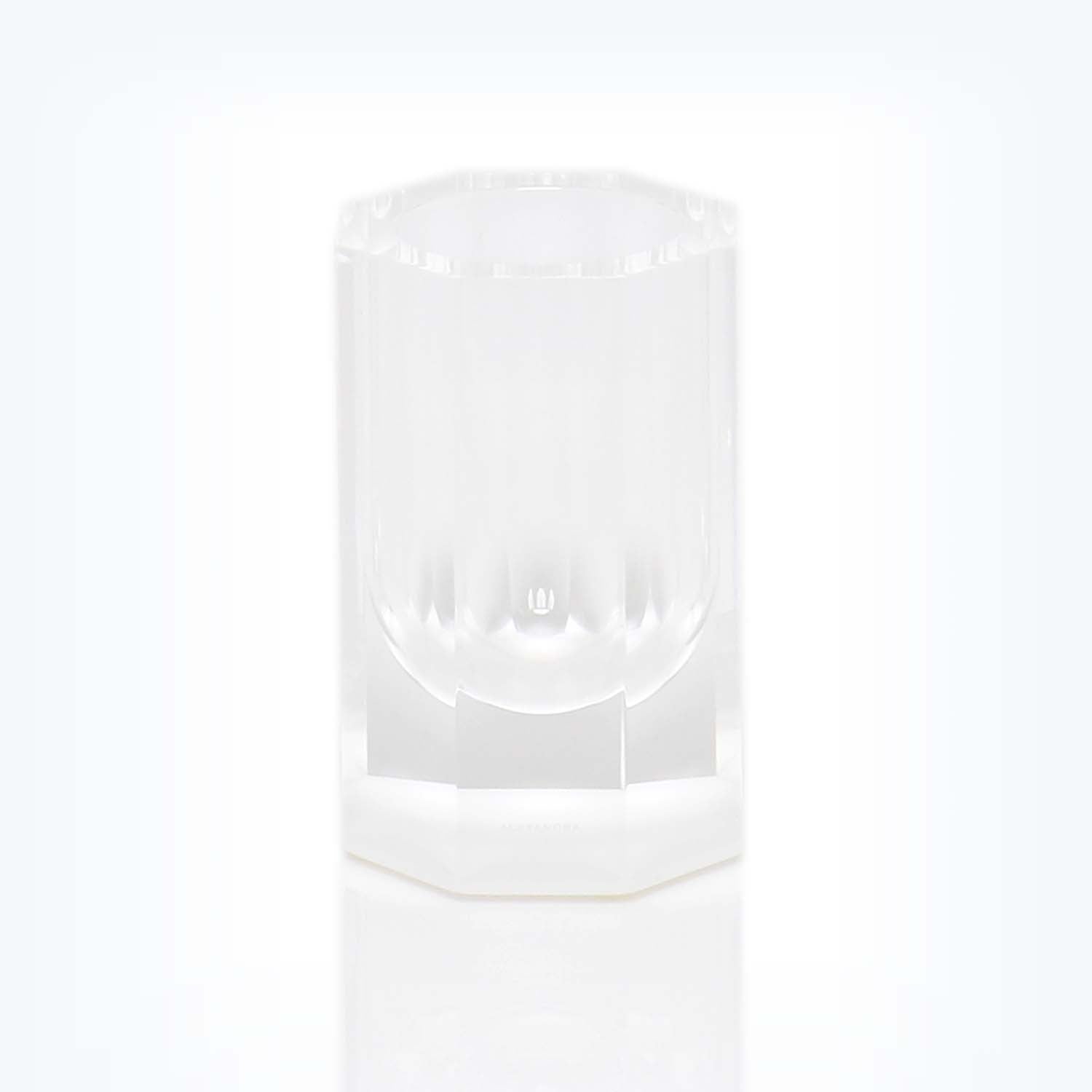 White Bolt Vase-tall