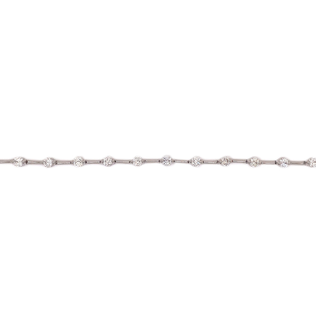 Contemporary Diamond Line Bracelet 2 Default Title