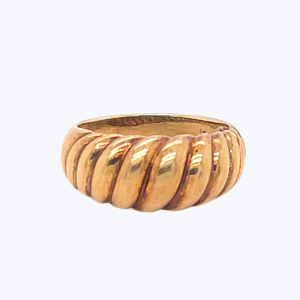 Vintage Gold Dome Ring Default Title