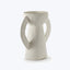 Earth Vase Lg White / 8.6"X8.6"X16.1"