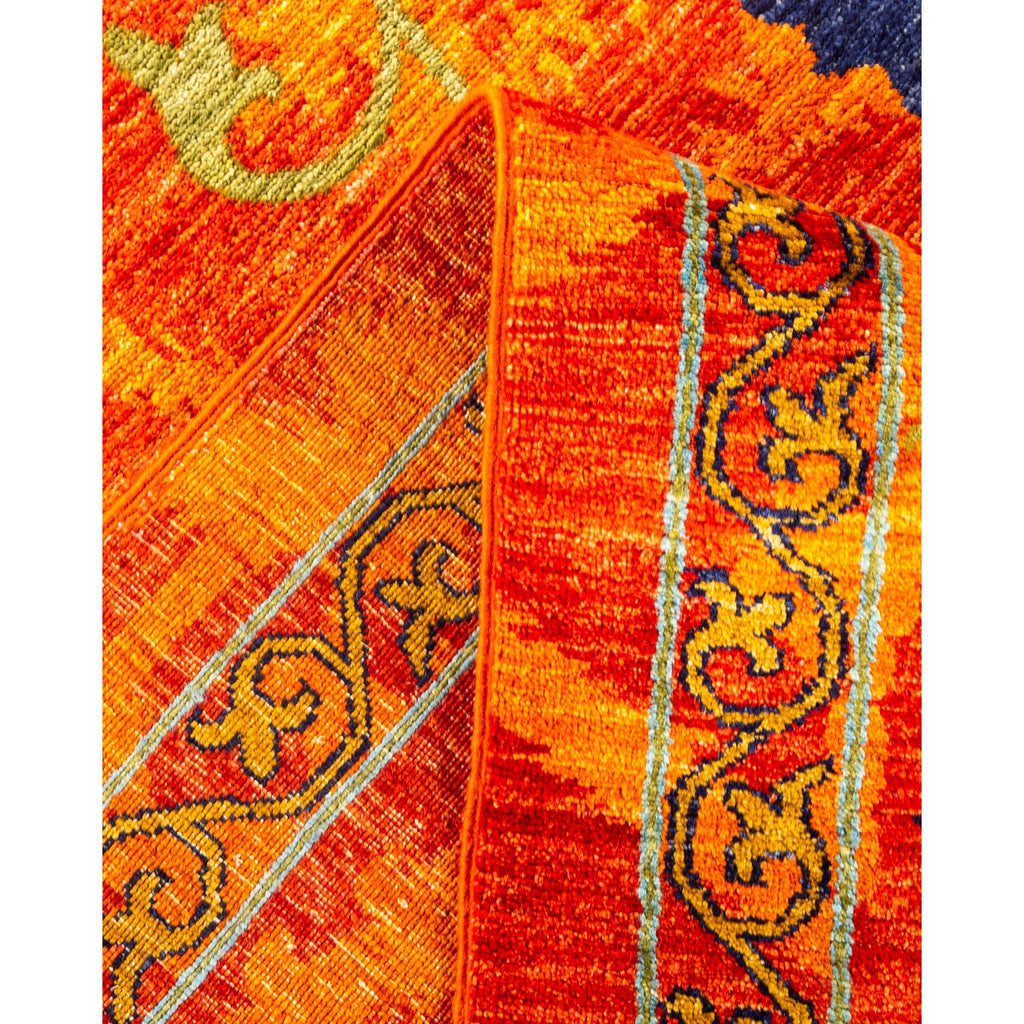 DS Suzani Hand-Knotted Rug - Orange 9' 0" x 12' 1" Default Title