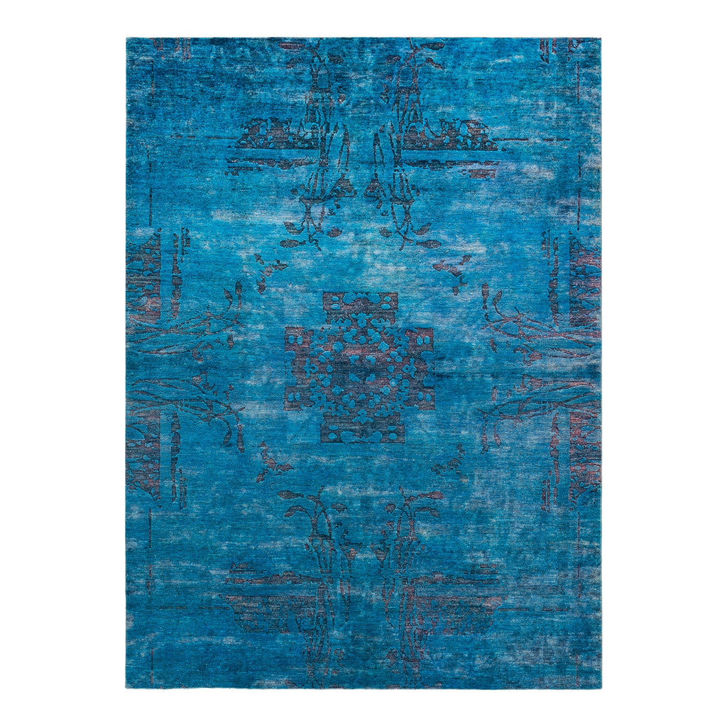 DS Vibrance Hand-Knotted Rug - Blue 6' 0" x 9' 1" Default Title