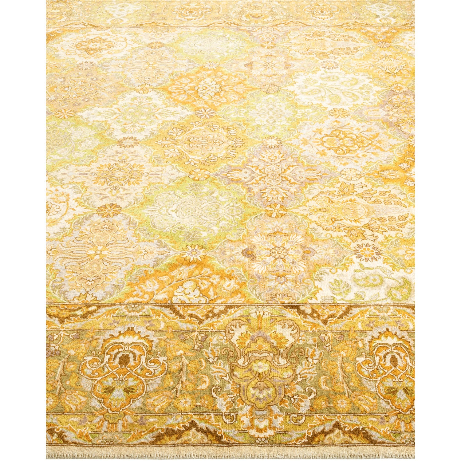 DS Mogul Hand-Knotted Rug - Ivory 6' 1" x 6' 4" Default Title