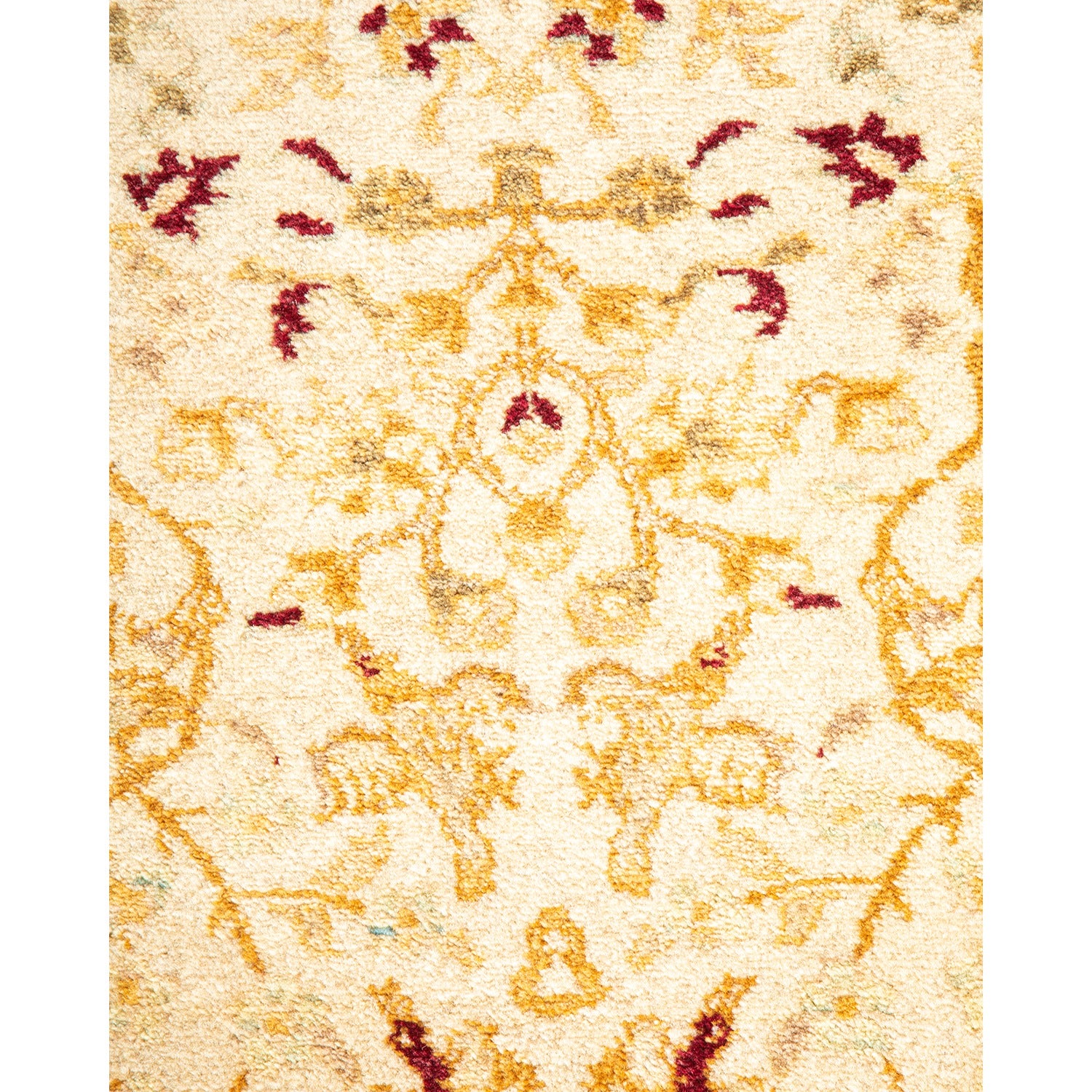 DS Mogul Hand-Knotted Rug - Ivory 3' 2" x 12' 6" Default Title