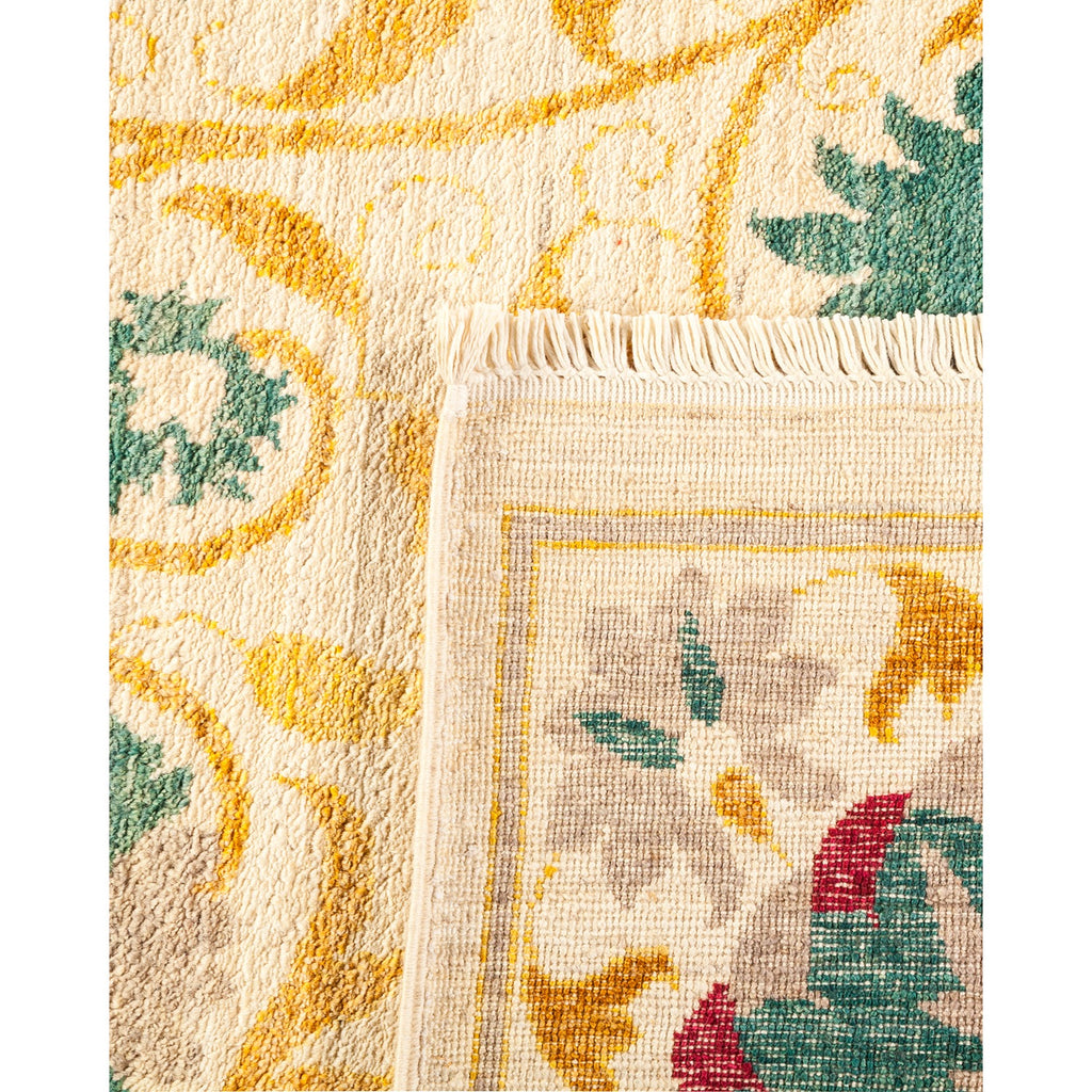DS Suzani Hand-Knotted Rug - Ivory 8' 3" x 10' 6" Default Title