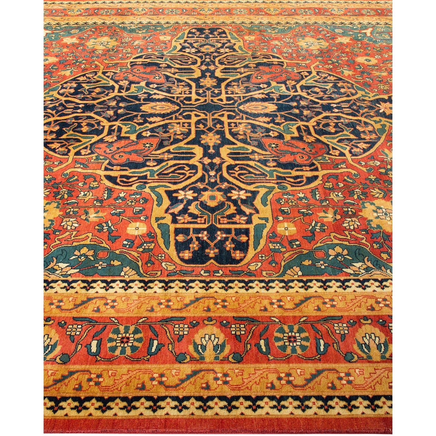 Exquisite Persian/Oriental rug boasting intricate patterns and rich color palette.