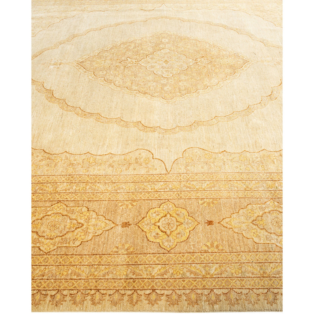 Exquisite Persian-style area rug with intricate patterns and elegant borders