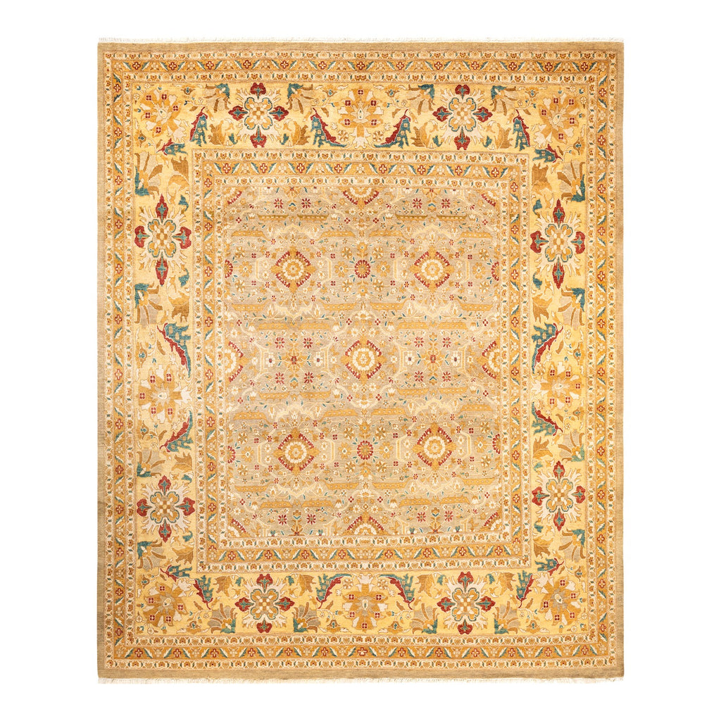 Exquisite Oriental rug with intricate designs and vibrant colors