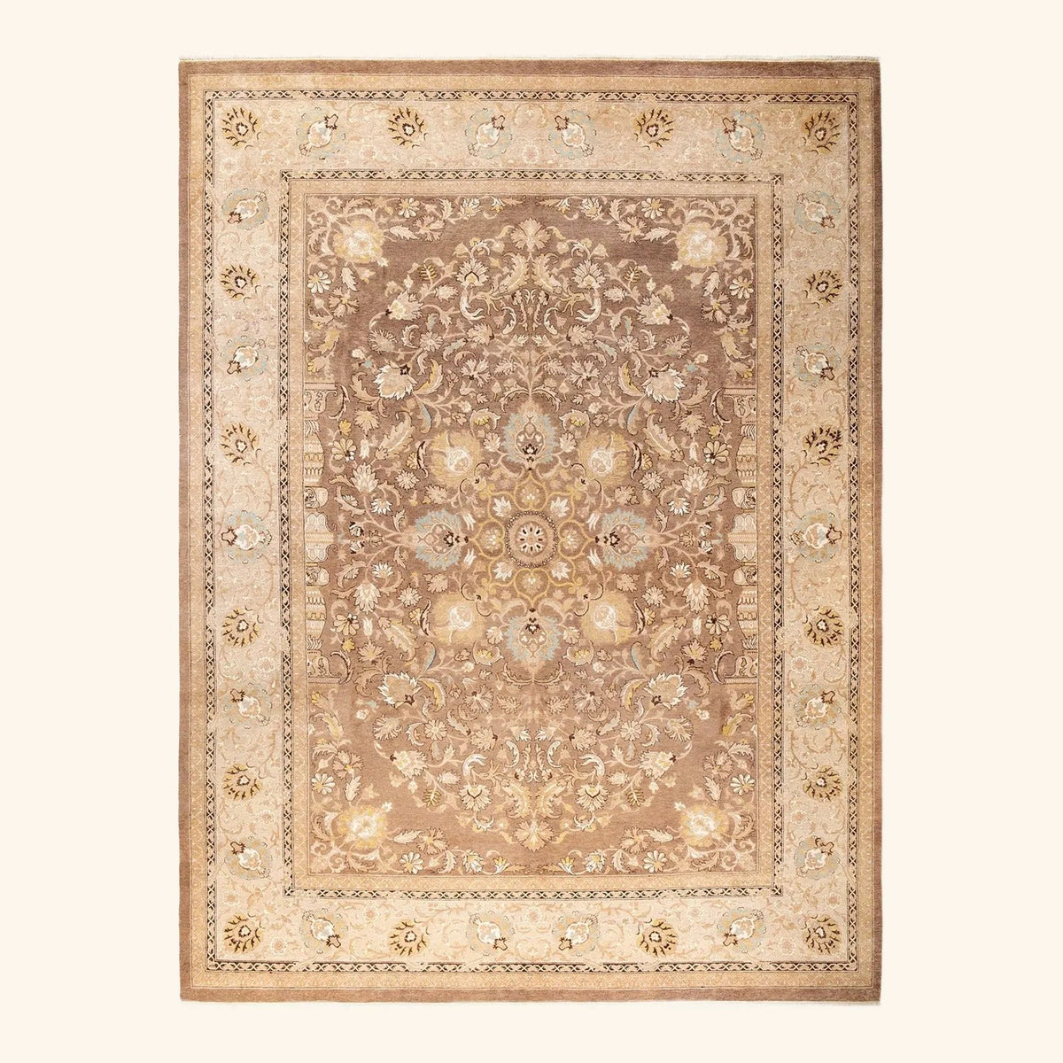 Traditional Wool Rug 101" x 137"