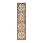 Exquisite ornate rug with intricate patterns and vibrant color accents.