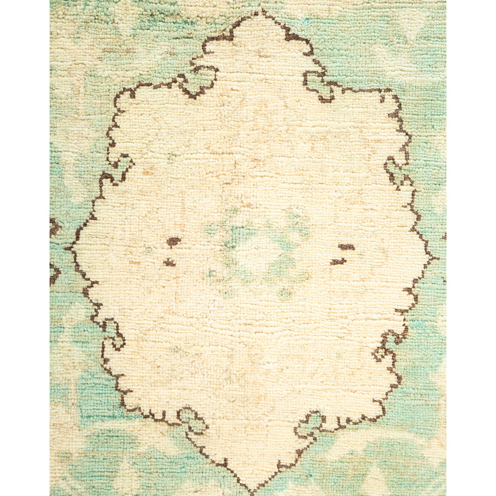 DS Eclectic Hand-Knotted Rug - Green 6' 8" x 7' 8" Default Title