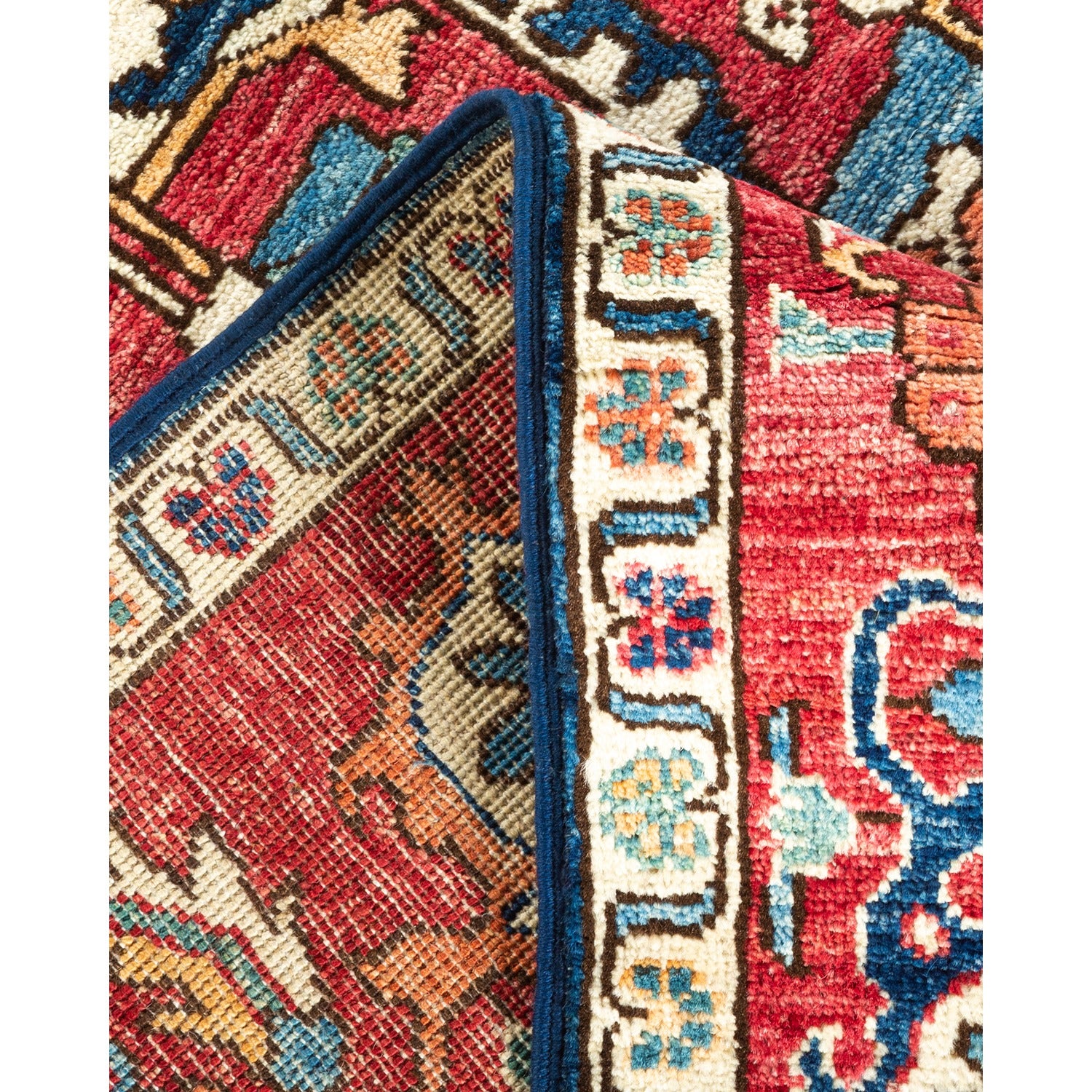 DS Serapi Hand-Knotted Rug - Blue 5' 1" x 6' 10" Default Title