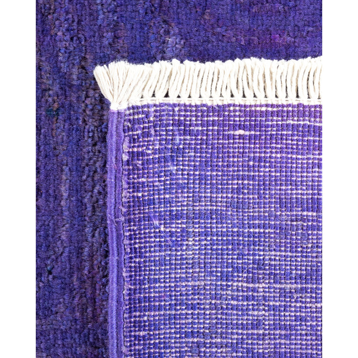 Close-up of a fabric object showcasing contrasting textures and patterns