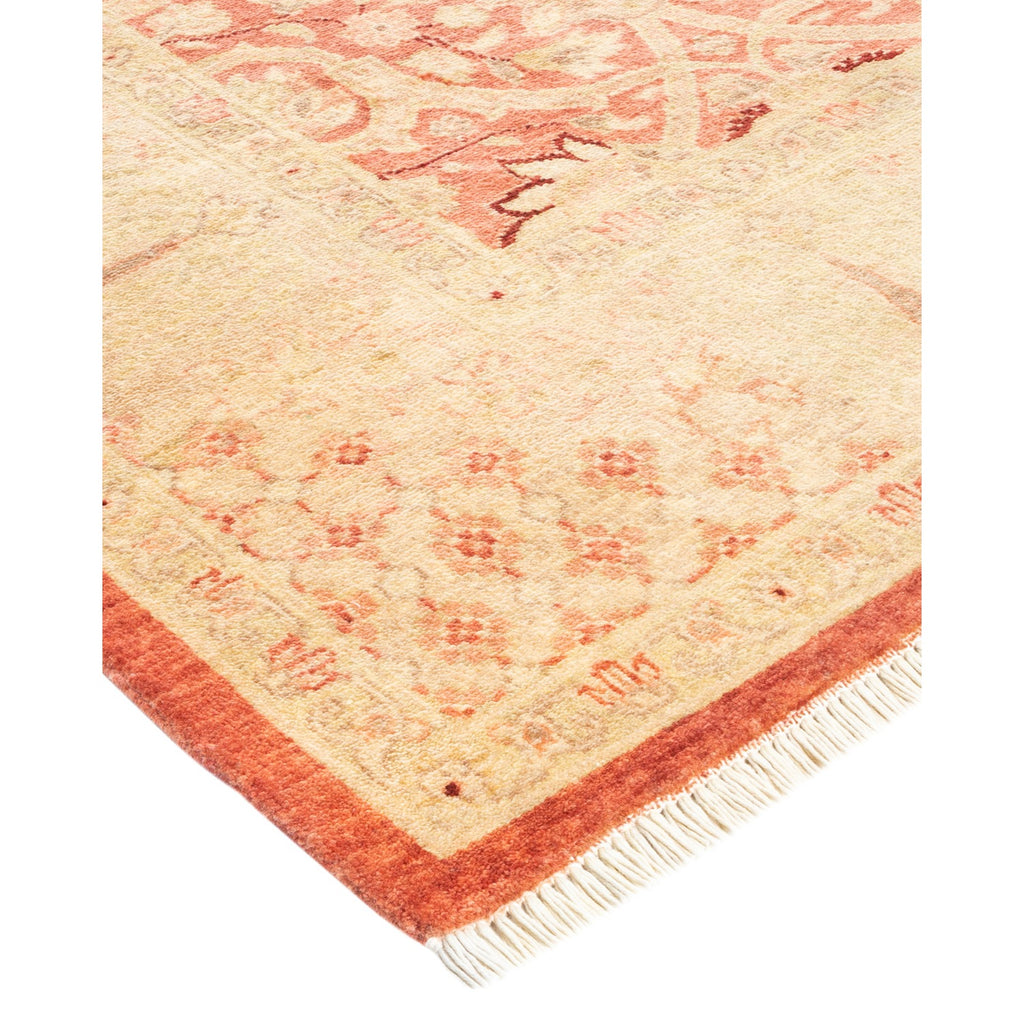 Vibrant patterned rug with a traditional influence in rich colors.