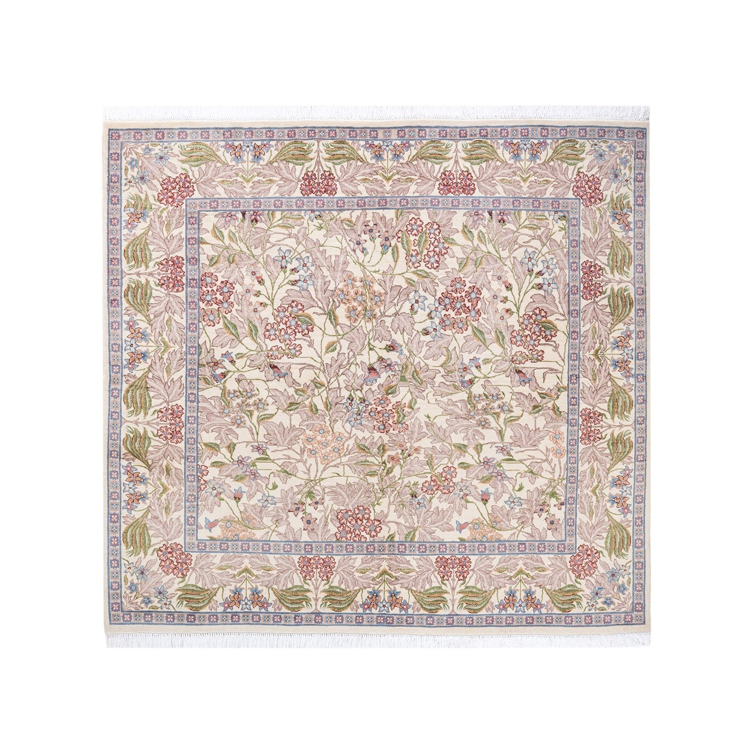 DS Mogul Hand-Knotted Rug - Ivory 6' 0" x 6' 0" Default Title