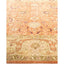 Exquisite Persian-inspired carpet showcases intricate floral design in warm hues.