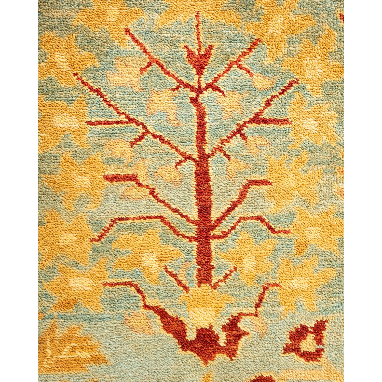 DS Eclectic Hand-Knotted Rug - Light Blue 9' 1" x 11' 10" Default Title