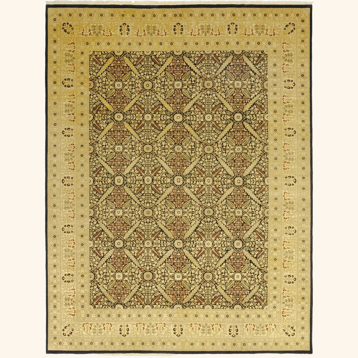 Traditional Wool Rug 102" x 133"
