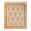 Intricate floral and geometric patterned rug with sophisticated color scheme.