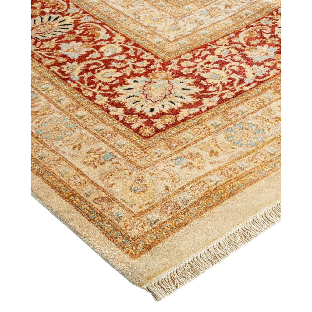Exquisite Persian-style rug with intricate design and vibrant colors.