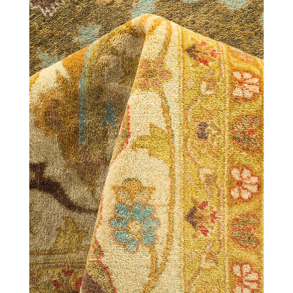 DS Mogul Hand-Knotted Rug - Green 12' 0" x 18' 2" Default Title
