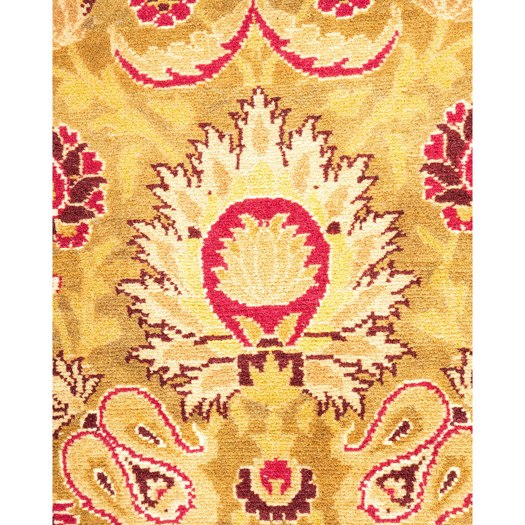 DS Mogul Hand-Knotted Rug - Yellow 2' 7" x 14' 2" Default Title