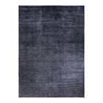 Minimalistic rectangular rug with a gradient of dark, plush texture.