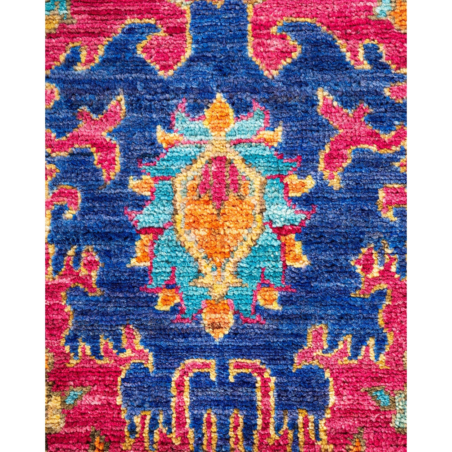 DS Serapi Hand-Knotted Rug - Purple 5' 8" x 6' 6" Default Title