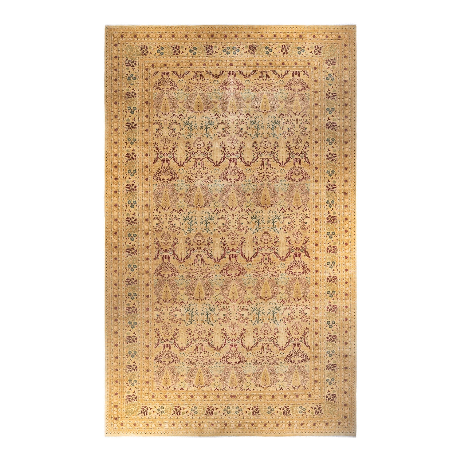 DS Mogul Hand-Knotted Rug - Ivory 12' 1" x 20' 0" Default Title