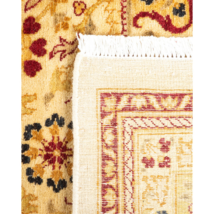 Close-up of two distinct woven rugs showcasing intricate patterns and textures.