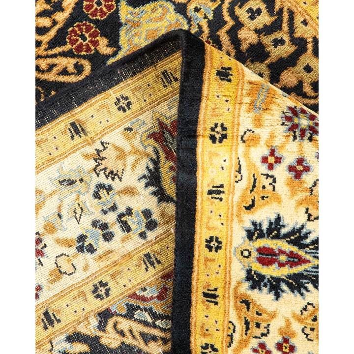 Intricately designed Oriental rug showcases rich textures and exquisite craftsmanship.