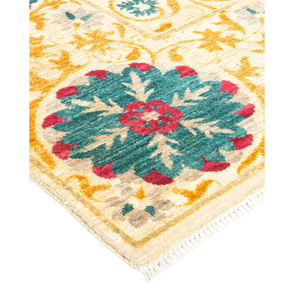 DS Suzani Hand-Knotted Rug - Ivory 6' 3" x 9' 2" Default Title