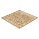 Exquisite, antique-inspired rug showcasing intricate floral motifs and fine craftsmanship.