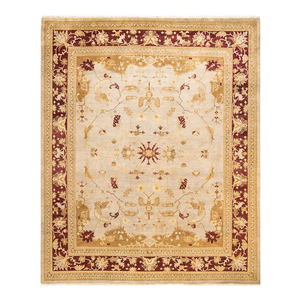 Exquisite traditional oriental rug showcases intricate patterns and luxurious craftsmanship.