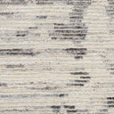 Close-up of a textured fabric with a unique barcode-like pattern.