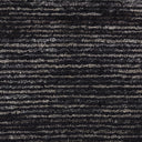 Close-up of ribbed fabric with horizontal stripes in varying shades.