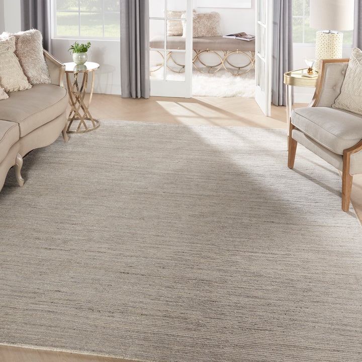 Tranquil and stylish living room with neutral decor and modern luxury.